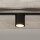 Plafonnier GU10 noir métal 46 cm long 2 flammes
