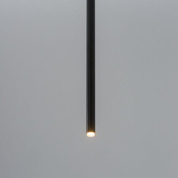 Suspension noire métal cylindre G9 minimaliste