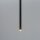 Suspension noire métal cylindre G9 minimaliste