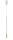 Lampe &agrave; suspendre Blanc Or Laiton H:50 cm G9 jusqu&agrave; 1 m &eacute;l&eacute;gant