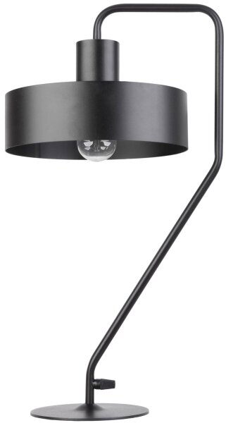 Große Tischlampe Schwarz H:55 cm Metall Lesen Arbeiten