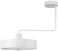 L&auml;ngliche Deckenleuchte Metall Wei&szlig; 64 cm...