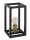 Retro Tischlampe Metall Schwarz Gold E27 26 cm klein