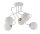 Gro&szlig;e Deckenlampe Glas Metall blendarm G9 B:53 cm