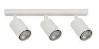 Spot de plafond blanc r&eacute;glable m&eacute;tal GU10...