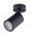 Petit spot de plafond M&eacute;tal noir L:6 cm flexible