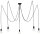 Suspension XXL ajustable 3 m Noir E27