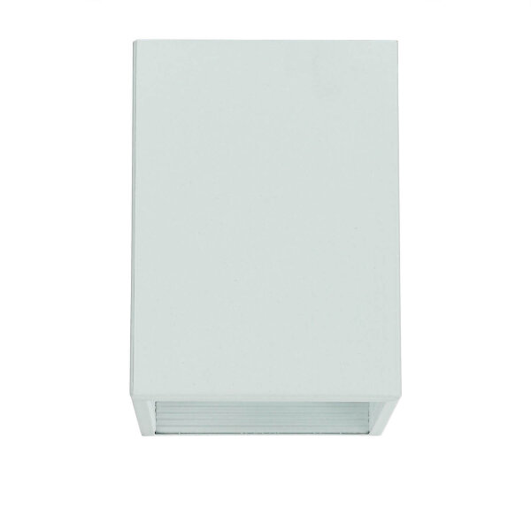 Spot Lampe Aufputz Weiß GU10 Metall 12,5 cm hoch