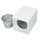 Spot Lampe Aufputz Weiß GU10 Metall 12,5 cm hoch