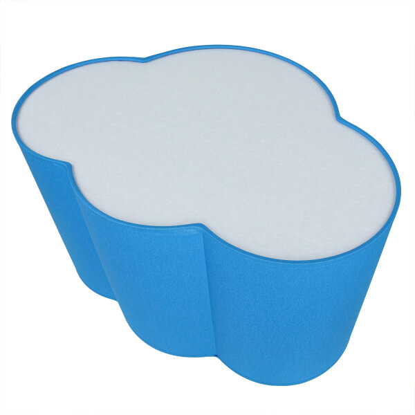 Hängelampe Kinder Metall Stoff E27 Weiß Blau
