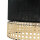 Hängelampe Modern Schwarz Braun E27 Stoffschirm