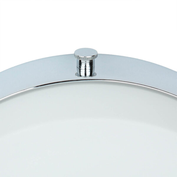 LED Deckenleuchte JANJA in Chrom IP44 Ø25cm Lampe