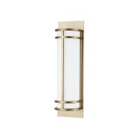 Applique 2x E27 en laiton crème verre métal...