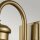 Lampe dextérieur mur IP44 en laiton antique E27 verre aluminium