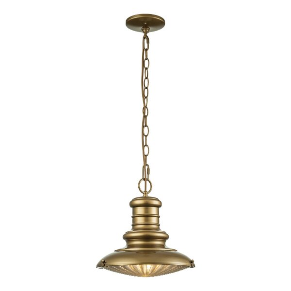 Lampe dextérieur IP44 D : 30,5 cm E27 en laiton antique vintage
