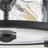 Plafonnier extérieur rond Ø 33 cm Noir...