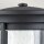 Außenlampe Wand IP44 E27 Schwarz Metall Regenglas MERYL