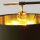 Tischlampe Schwarz Messing E27 66 cm hoch Metall Stoff