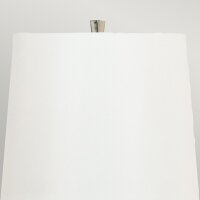 Lampe de table grande 79 cm de haut Noir Blanc Tissu...