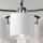 Lampe de plafond à 5 flammes E27 réglable en hauteur, faible éblouissement