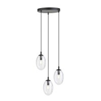 Hängelampe 3-flammig verstellbar Glas E14 Esstisch