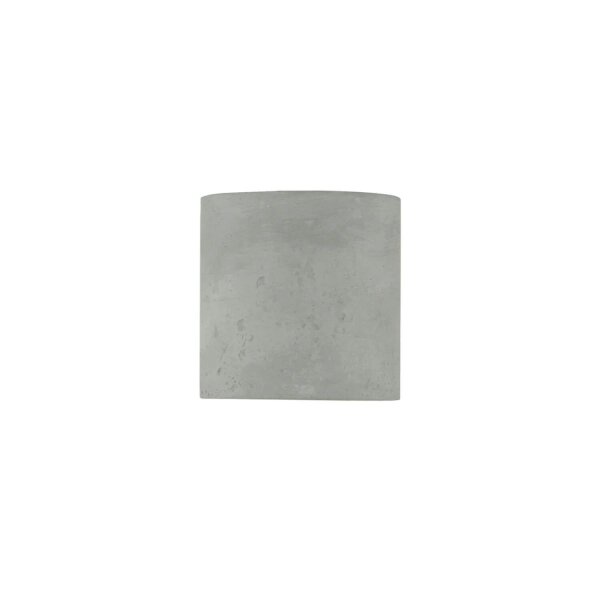 Applique en béton Up Down ronde Ø10cm petite G9 murale