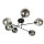Deckenlampe Schwarz Graphit E14 Glas Metall