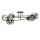 Deckenlampe Schwarz Graphit E14 Glas Metall