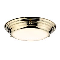 LED Deckenleuchte in Messing &Oslash;25cm Bad Lampe ANISA