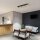 Spot de plafond GU10 or noir 4-flamme 83 cm long métal