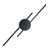 Applique indirecte LED Noir 3000 K Métal 86 cm de...