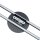 Indirekte Wandlampe LED Schwarz 3000 K Metall 86 cm lang