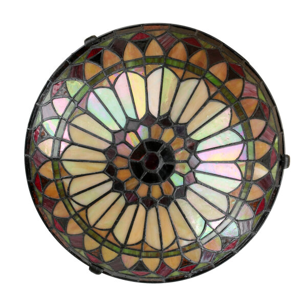 Deckenleuchte FARFALLA 10 Buntglas Tiffany Lampe