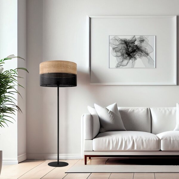 Kleine Stehlampe Wohnzimmer 159 cm Ø 50 cm E27 Modern