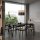 Suspension Noir Naturel Ø 50 cm ajustable 3x E27 Moderne