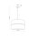 Lampe à suspendre réglable E27 Ø 38 cm Noir Naturel CANTU