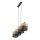 Lampe à suspendre noire nature E27 4 flammes oblongues L : 94 cm