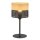 Lampe de table Noir Naturel E27 40 cm Moderne CANTU
