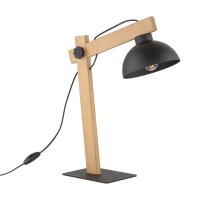 Schreibtischlampe Holz Metall 52 cm verstellbar Junges...