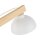Lampe de bureau réglable 52 cm bois métal E27