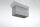 Plafonnier gris carré moderne aluminium 2x G9 couloir