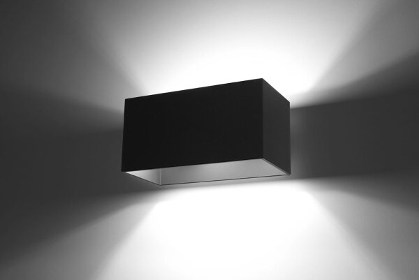 Up Down Wandlampe GEO Schwarz B:20cm 2x G9 Flur