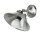 Wandlampe Messing in Silber matt verstellbar E27