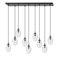 H&auml;ngelampe gro&szlig; 100 cm 9x E14 Glas...