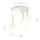 Deckenlampe Kugel Schirme Glas Metall E14 Weiß Gold