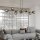 Pendelleuchte Schwarz Graphit Gold 140 cm lang Rauchglas