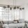 Pendelleuchte Schwarz Graphit Gold 140 cm lang Rauchglas