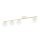 Plafonnier élégant blanc or 100 cm de long BEPPE