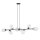 Lampe à suspendre réglable verre métal 140 cm de large grande