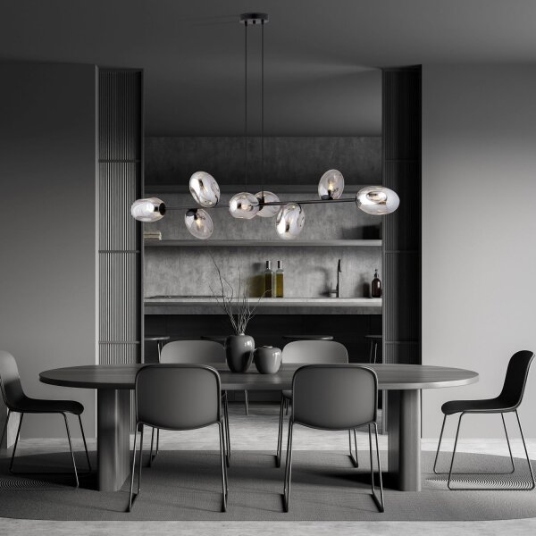 Hängelampe groß 140 cm lang höhenverstellbar E14